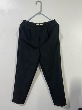 a new day Black Pleated Dress Pants for Men